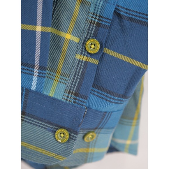 Dixxon Flannel Co “The‎ Complex” Men's Shirt Size 2XL Blue plaid button up - Picture 5 of 10